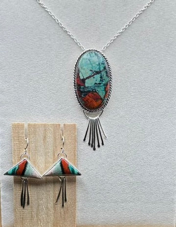 Sonoran Sunrise Fringe Necklace