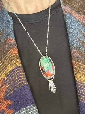 Sonoran Sunrise Fringe Necklace