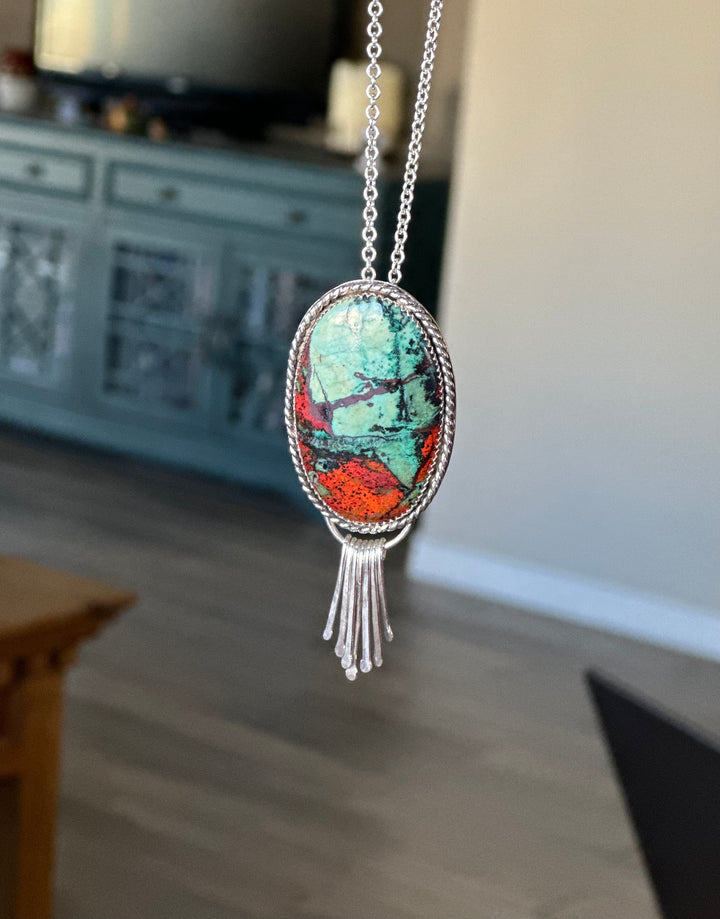 Sonoran Sunrise Fringe Necklace