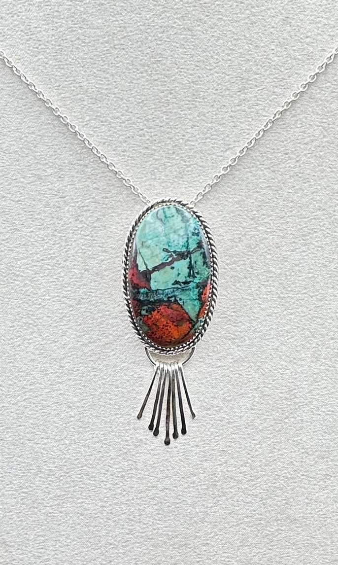 Sonoran Sunrise Fringe Necklace