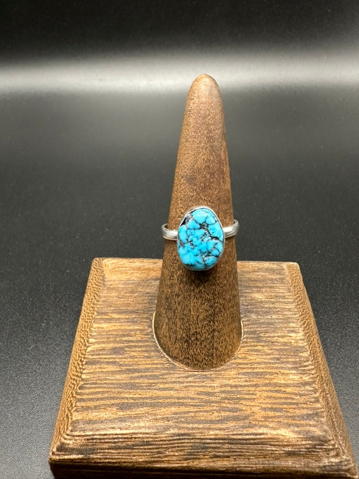 Kingman Turquoise Nugget Ring - Size 7