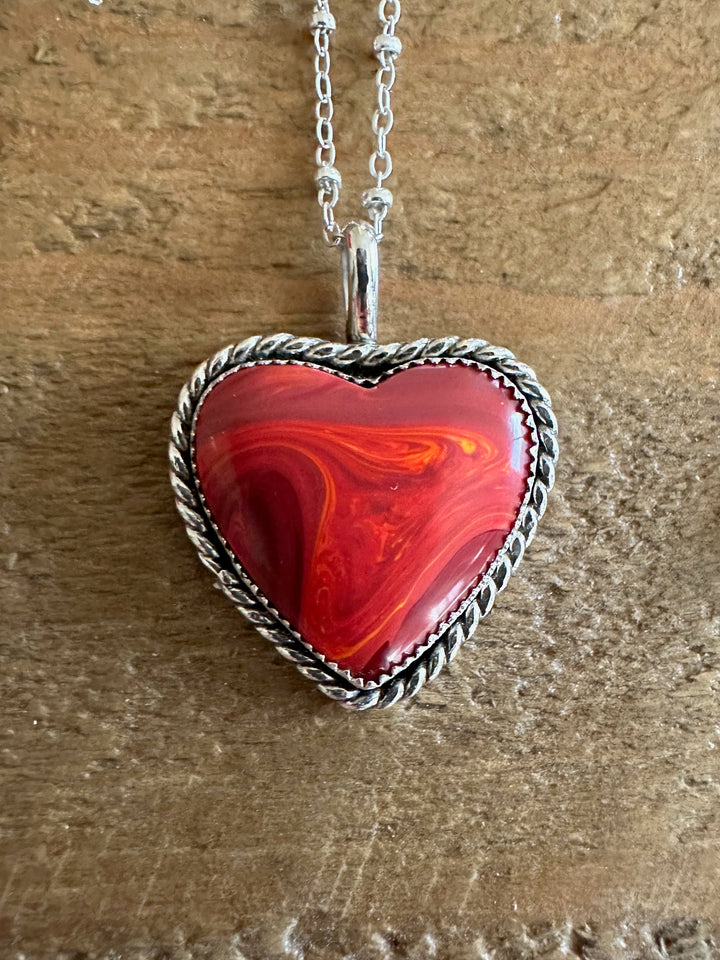 Rosarita Heart Necklace