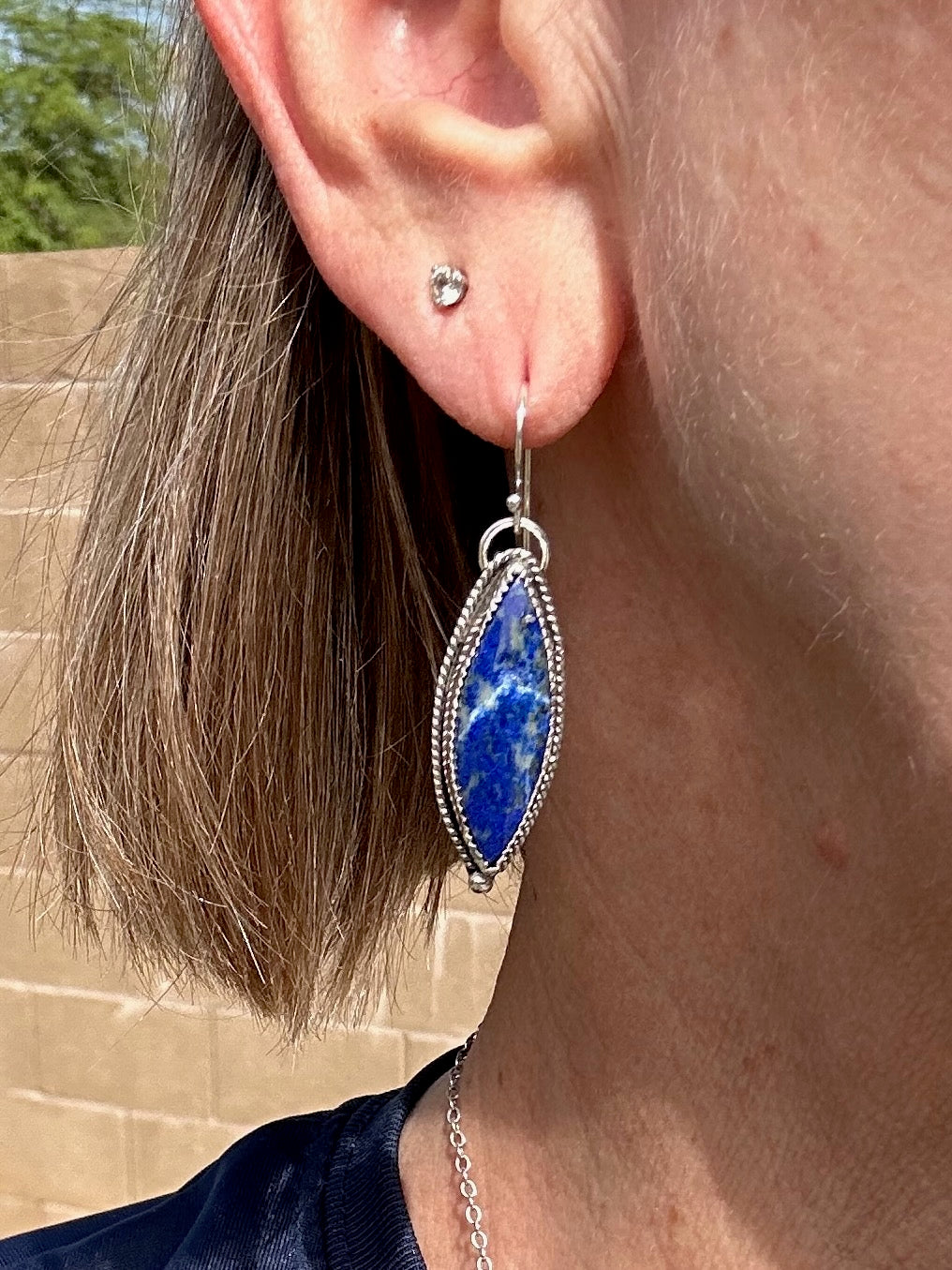 Lapis Drop Earrings