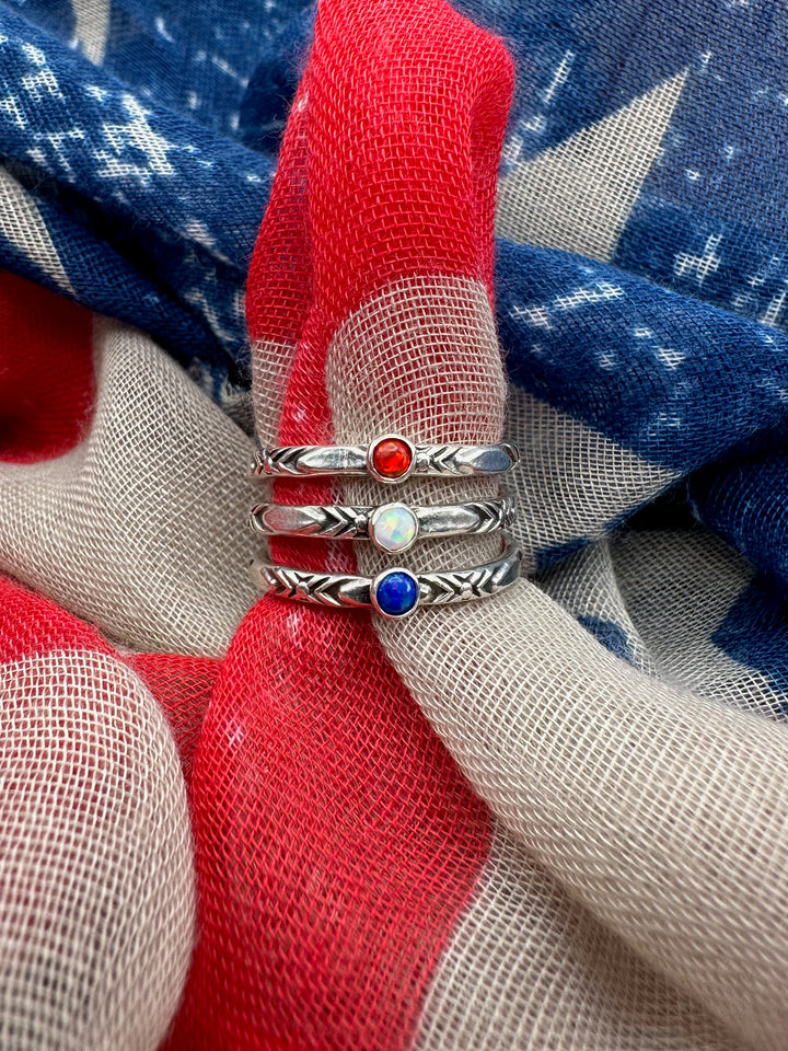 Patriotic Spring Ring - 8.5