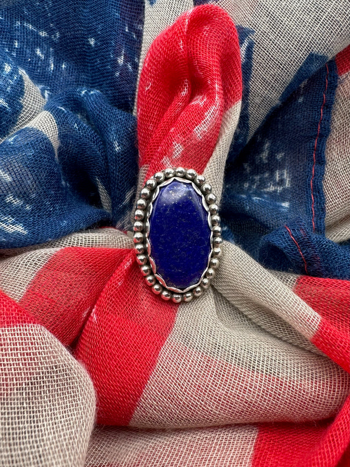 Oval Lapis Ring