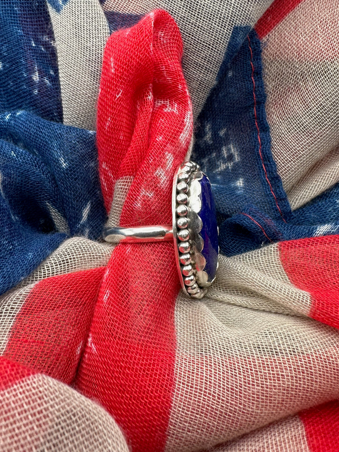 Oval Lapis Ring